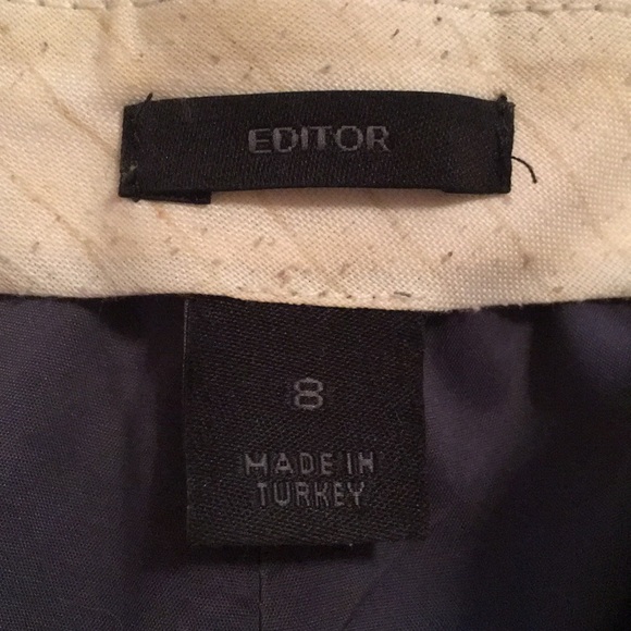 Express editor gray wool pants size 8 sparkles! - Picture 5 of 6